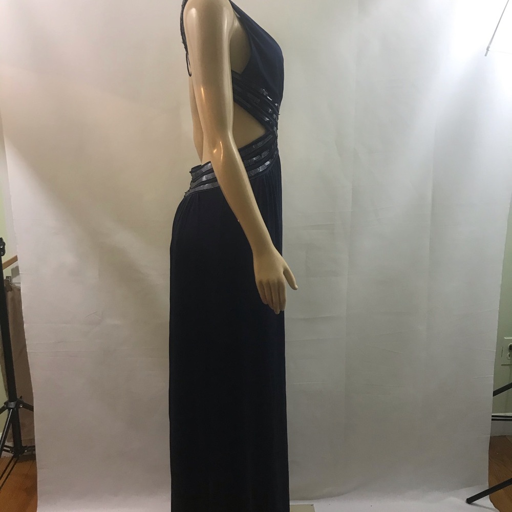 BCBG MAXAZRIA 👠🍷stunning Sexy satin Maxi dress - Picture 8 of 16